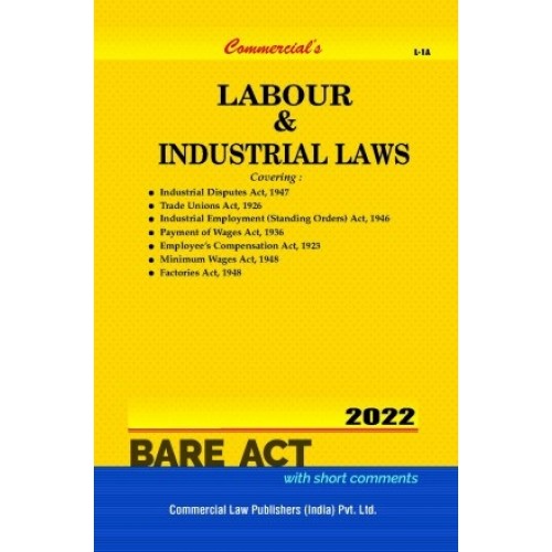 Commercial's Labour & Industrial Laws Bare Act 2022